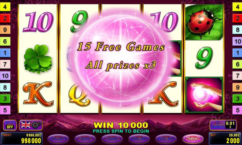 Pokerdom kazinosidan saxiy Lucky Lady's Charm Deluxe uyasi