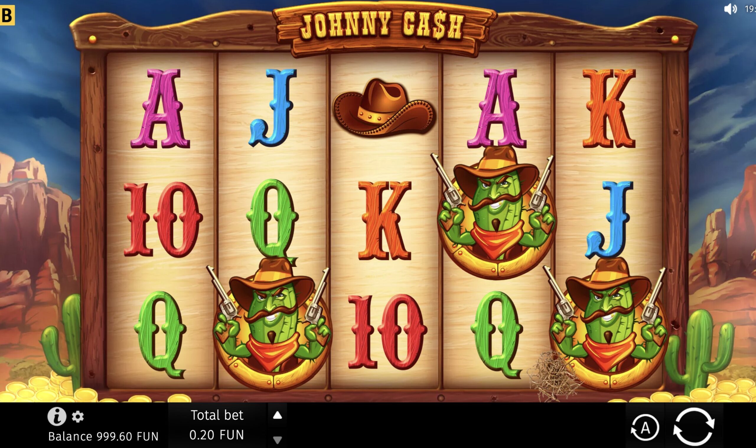 Pokerdom-дағы Johnny Cash слотының мобильді нұсқасы