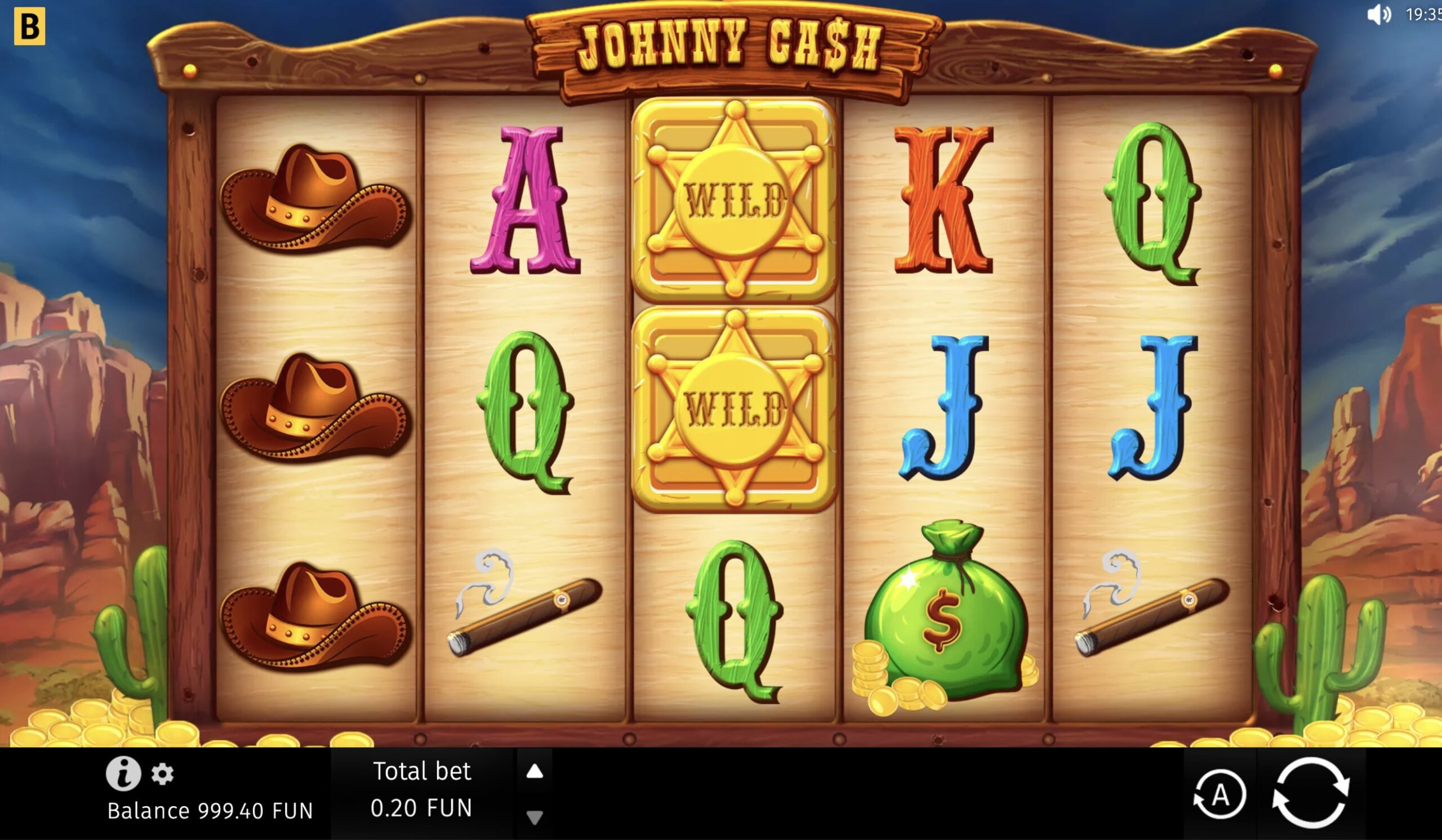 Johnny Cash слотының RTP және волатильділік статистикасы