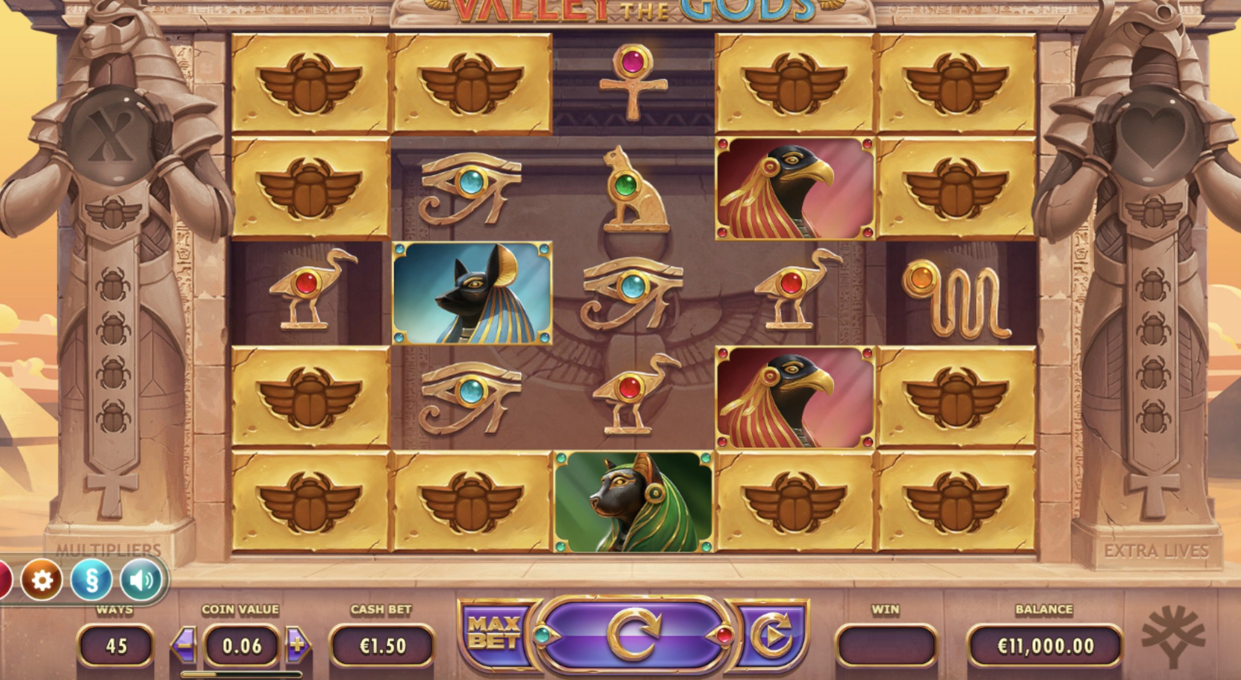 Механика Re-Spins в Valley of the Gods Pokerdom